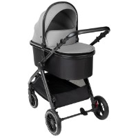 Carucior Kikka Boo Ava 3in1 Grey imaginea #1 — magazin online Desire.md