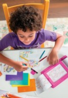 Carte de colorat pentru copii 4M Unicorn Rub Art Studio (00-04799) imaginea #2 — magazin online Desire.md