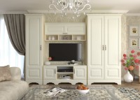 Шкаф-Пенал Yasen Бостон Закрытый Слоновая Кость/Ваниль Супермат фото №2 — интернет-магазин Desire.md