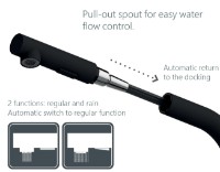 Смеситель для кухни Rubineta Bona-35 PO (BK) (BO35068) фото №2 — интернет-магазин Desire.md