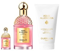 Парфюмерный набор для неё Guerlain Aqua Allegoria Florabloom EDP 75ml + EDP 7.5ml + Body Lotion 75ml