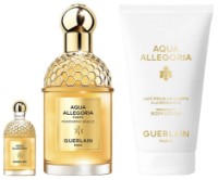 Парфюмерный набор для неё Guerlain Aqua Allegoria Mandarine Basilic EDP 75ml + EDP 7.5ml + Body Lotion 75ml