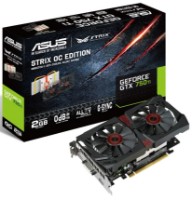 Placă video Asus GeForce GTX 750 Ti 2Gb GDDR5 (STRIX-GTX750TI-OC-2GD5)
