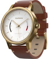 Смарт-часы Garmin vívomove Premium Gold Steel Leather Band (020-00161-76)