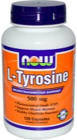 Аминокислоты NOW L-Tyrosine 500mg 120cap