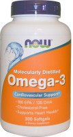 Витамины NOW Omega-3 1000mg 200cap