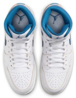 Ботинки мужские Nike Air Jordan 1 Mid Se White/Industrial Blue/Sail, s.42 фото №4 — интернет-магазин Desire.md