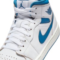 Ботинки мужские Nike Air Jordan 1 Mid Se White/Industrial Blue/Sail, s.42 фото №7 — интернет-магазин Desire.md
