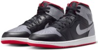 Ботинки мужские Nike Air Jordan 1 Mid Black/Cement Grey/Fire Red/White, s.42 фото №1 — интернет-магазин Desire.md