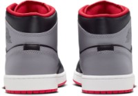 Ботинки мужские Nike Air Jordan 1 Mid Black/Cement Grey/Fire Red/White, s.42 фото №5 — интернет-магазин Desire.md