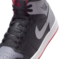 Ботинки мужские Nike Air Jordan 1 Mid Black/Cement Grey/Fire Red/White, s.42 фото №7 — интернет-магазин Desire.md