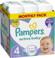 Scutece Pampers Active Baby Maxi 4/180pcs