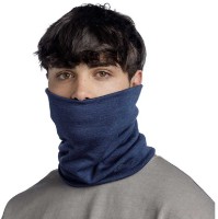 Headwear multifuncțional Buff Merino Heavyweight Neckwear Night Blue imaginea #2 — magazin online Desire.md