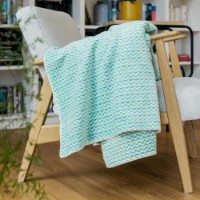 Плед IBENA Jacquard Decke Andschara 150х200cm Green фото №2 — интернет-магазин Desire.md