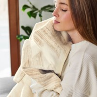 Плед IBENA Jacquard Decke Girga 150х200cm Beige фото №3 — интернет-магазин Desire.md