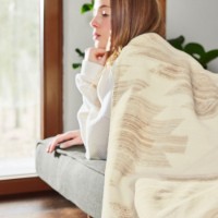 Плед IBENA Jacquard Decke Girga 150х200cm Beige фото №5 — интернет-магазин Desire.md