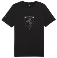 Tricou bărbătesc Puma Ferrari Race Tonal Big Shield Tee Puma Black, s.M (63018901)