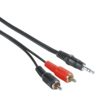 Cablu Hama 3.5mm Jack Plug to 2 RCA Plugs 5m (205107)