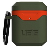 Чехол для наушников UAG Apple Airpods Std. Issue Hard Case 001 V2 Olive/Orange (10242F117297)
