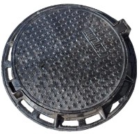 Capac pentru canalizare Uniplast D.600 EN-124 D400 55kg (16212)