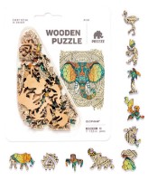 Пазл Piecezz Puzzle 40pcs Elephant фото №4 — интернет-магазин Desire.md