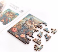 Puzzle Piecezz Puzzle 40pcs Owl imaginea #2 — magazin online Desire.md