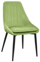 Scaun Deco Florida Light Green/Black Legs HLR54
