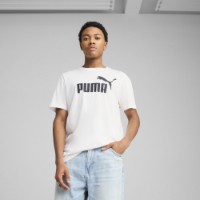Мужская футболка Puma Ess No. 1 Logo Tee Puma White, s.XL (68253202) фото №2 — интернет-магазин Desire.md