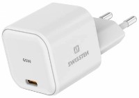 Зарядное устройство Swissten GaN 1xUSB-C 65W PD White