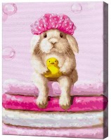 Tablou pe numere Art Gallery Econom Iepuraș după baie EX8671