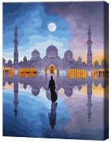 Tablou pe numere Art Gallery Econom Taj Mahal GX47628