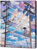 Tablou pe numere Art Gallery Econom Stâlpi fantastici GX44084