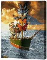 Tablou pe numere Art Gallery Econom Corabie fantastică GX31168