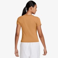 Tricou de dame Nike W Nsw Nk Chll Knt Md Crp Brown, s.S imaginea #2 — magazin online Desire.md