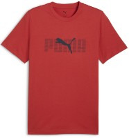 Мужская футболка Puma Ess Logo Lab Tee Red Fire, s.L фото №1 — интернет-магазин Desire.md