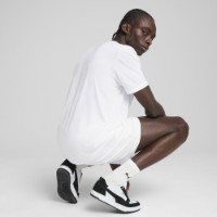 Tricou bărbătesc Puma Ess Small Logo Poly Tee Puma White, s.S imaginea #3 — magazin online Desire.md
