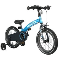 Детский велосипед Qplay Miniby 3in1 14 Blue  фото №1 — интернет-магазин Desire.md