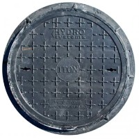 Канализационный люк Hydro-S DN 500 1t Gri