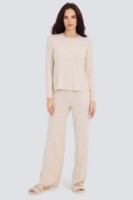 Pijama Ajoure TK23640 Beige, s.M