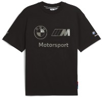 Мужская футболка Puma Bmw Mms Stacked Lux Logo Tee 2 Puma Black, s.M
