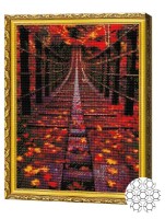 Алмазная картина по номерам Art Gallery Premium Опавшие листья GA79755 фото №1 — интернет-магазин Desire.md