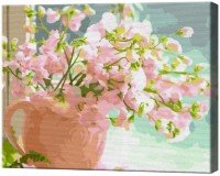 Картина по номерам Art Gallery Premium Нежный букетик в чашке GX37886