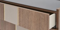 Comodă Dogtas Likya 3200385413 Walnut/Gold imaginea #3 — magazin online Desire.md