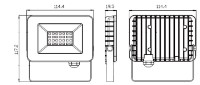 Прожектор Toshiba IP65 20W 4000K Black 00172834 фото №2 — интернет-магазин Desire.md