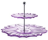 Platou cu nivele Bohemia Plantica 35.5cm Purple