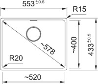 Chiuvetă de bucătărie Franke Maris MRG 110-52 Slate Grey imaginea #2 — magazin online Desire.md