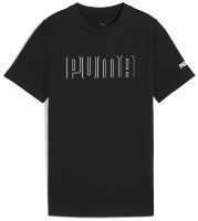 Tricou pentru copii Puma Sport Graphic Tee B Puma Black, s.164