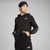 Hanorac pentru bărbați Puma Ess Tape Full-Zip Hoodie Tr Puma Black, s.M imaginea #2 — magazin online Desire.md