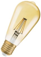 Bec Osram Vintage 1906 Edison 55 Filament DIM 6.5W 824 Gold E27
