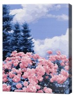 Tablou pe numere Art Gallery Premium Flori și brazi GX45836